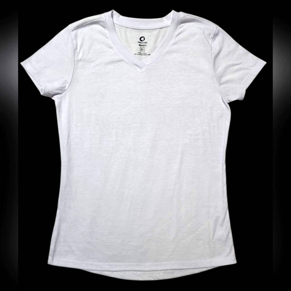 Greenlayer Top Size XS Xsmall White Tee Green Layer Sports Shirt